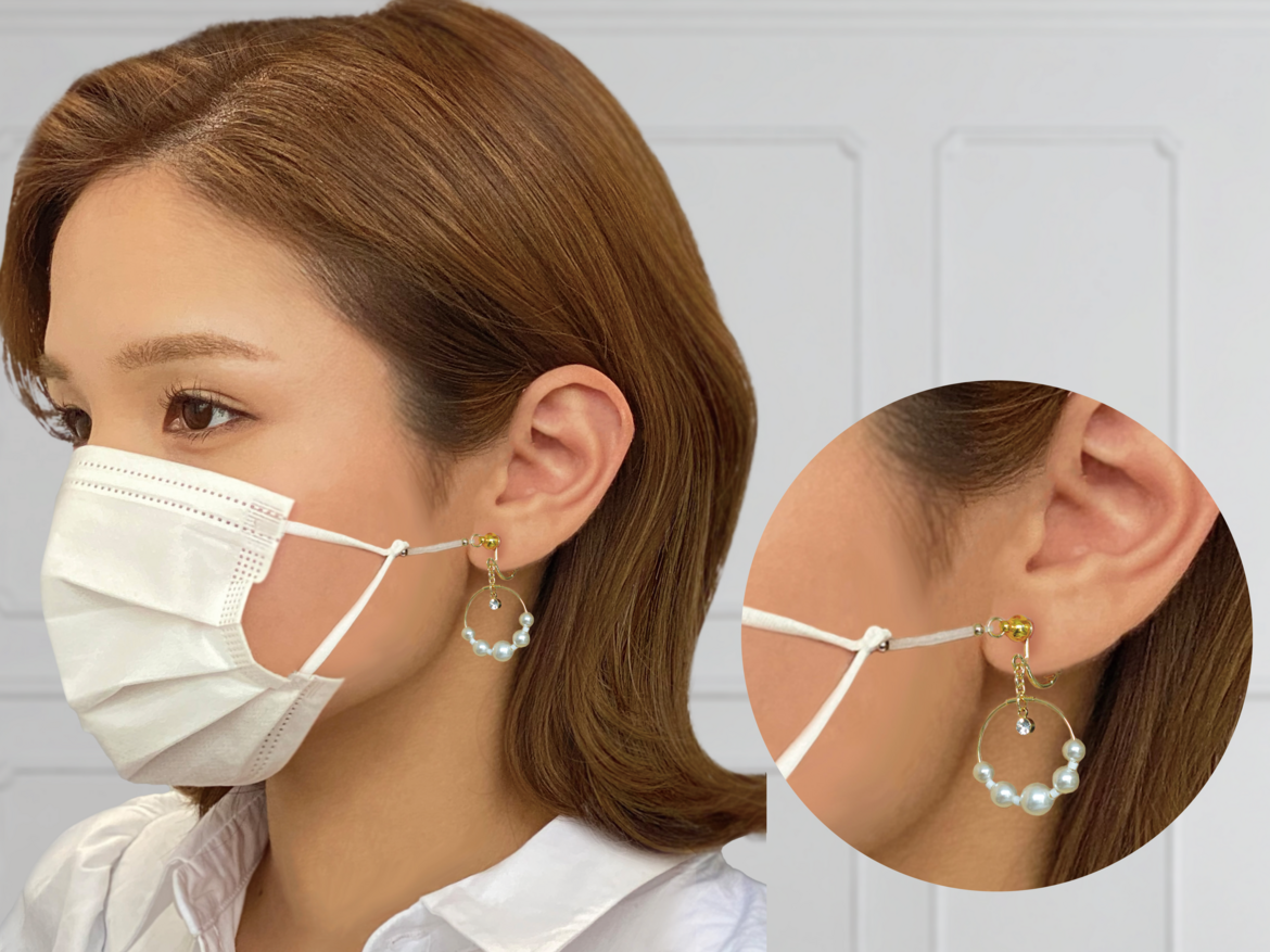 Re-Mimical　WhitePearlゴールド装着イメージ画像